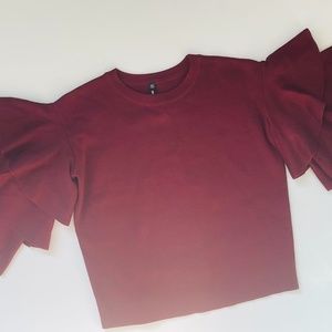 Design Lab Women’s Embellished Sleeve Sweater